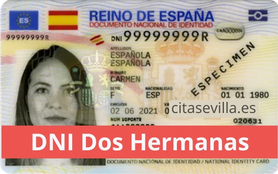 Si necesitas tramitar el DNI en Dos Hermanas